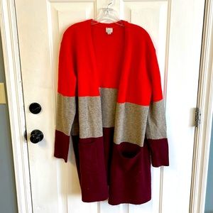 Womens Large oversized cardigan